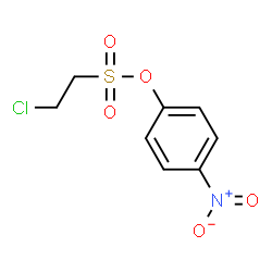 ChemSpider 2D Image | 4-Nitrophenyl 2-chloroethanesulfonate | C8H8ClNO5S