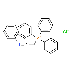 ChemSpider 2D Image | Triphenyl[2-(phenylimino)vinyl]phosphonium chloride | C26H21ClNP