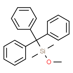ChemSpider 2D Image | Methoxy(dimethyl)tritylsilane | C22H24OSi