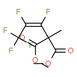 ChemSpider 2D Image | Dimethyl methyl[(1Z)-1,2,3,3,3-pentafluoro-1-propen-1-yl]malonate | C9H9F5O4