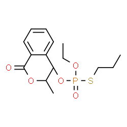 ChemSpider 2D Image | Isopropyl 2-{[ethoxy(propylsulfanyl)phosphoryl]oxy}benzoate | C15H23O5PS