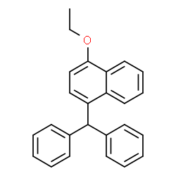 ChemSpider 2D Image | 1-(Diphenylmethyl)-4-ethoxynaphthalene | C25H22O