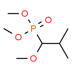 ChemSpider 2D Image | Dimethyl (1-methoxy-2-methylpropyl)phosphonate | C7H17O4P