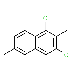 ChemSpider 2D Image | 1,3-Dichloro-2,6-dimethylnaphthalene | C12H10Cl2
