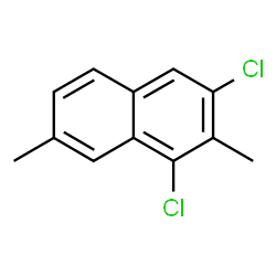 ChemSpider 2D Image | 1,3-Dichloro-2,7-dimethylnaphthalene | C12H10Cl2