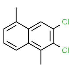 ChemSpider 2D Image | 2,3-Dichloro-1,5-dimethylnaphthalene | C12H10Cl2