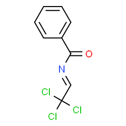 ChemSpider 2D Image | N-[(1E)-2,2,2-Trichloroethylidene]benzamide | C9H6Cl3NO