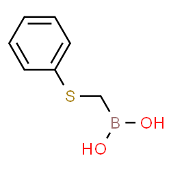 ChemSpider 2D Image | ((Phenylthio)methyl)boronic acid | C7H9BO2S