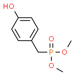 ChemSpider 2D Image | Dimethyl (4-hydroxybenzyl)phosphonate | C9H13O4P
