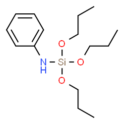 ChemSpider 2D Image | N-Phenyl-1,1,1-tripropoxysilanamine | C15H27NO3Si