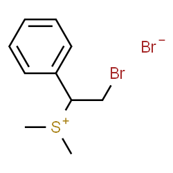 ChemSpider 2D Image | (2-Bromo-1-phenylethyl)(dimethyl)sulfonium bromide | C10H14Br2S