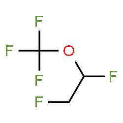 ChemSpider 2D Image | 1,2-Difluoro-1-(trifluoromethoxy)ethane | C3H3F5O