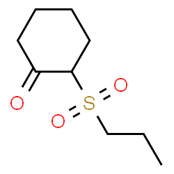 ChemSpider 2D Image | 2-(Propylsulfonyl)cyclohexanone | C9H16O3S