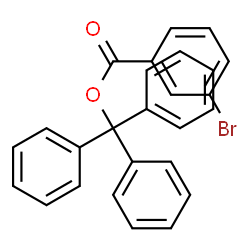 ChemSpider 2D Image | Trityl 3-bromobenzoate | C26H19BrO2