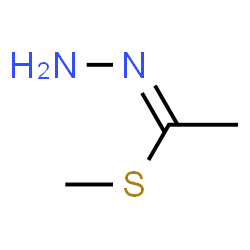 ChemSpider 2D Image | Methyl (1Z)-ethanehydrazonothioate | C3H8N2S