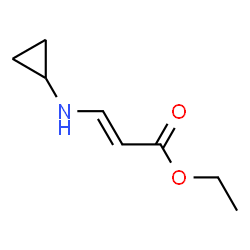 ChemSpider 2D Image | Ethyl (2E)-3-(cyclopropylamino)acrylate | C8H13NO2