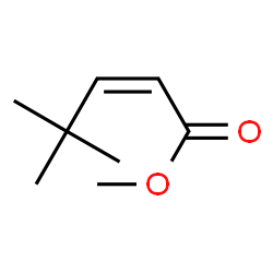 ChemSpider 2D Image | Methyl (2Z)-4,4-dimethyl-2-pentenoate | C8H14O2