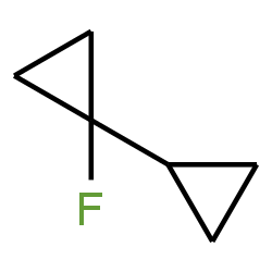ChemSpider 2D Image | 1-Fluoro-1,1'-bi(cyclopropyl) | C6H9F