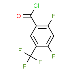 ChemSpider 2D Image | 2,4-Difluoro-5-(trifluoromethyl)benzoyl chloride | C8H2ClF5O