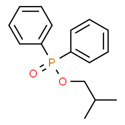 ChemSpider 2D Image | Isobutyl diphenylphosphinate | C16H19O2P