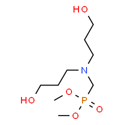 ChemSpider 2D Image | Dimethyl {[bis(3-hydroxypropyl)amino]methyl}phosphonate | C9H22NO5P
