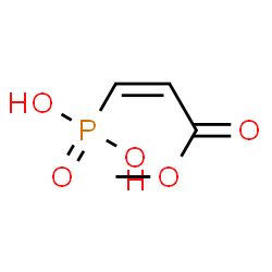 ChemSpider 2D Image | [(1Z)-3-Methoxy-3-oxo-1-propen-1-yl]phosphonic acid | C4H7O5P