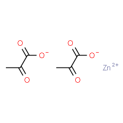 ChemSpider 2D Image | Zinc pyruvate | C6H6O6Zn