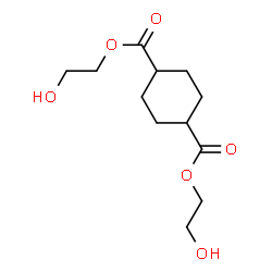 ChemSpider 2D Image | Bis(2-hydroxyethyl) 1,4-cyclohexanedicarboxylate | C12H20O6