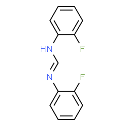 ChemSpider 2D Image | N,N'-Bis(2-fluorophenyl)imidoformamide | C13H10F2N2