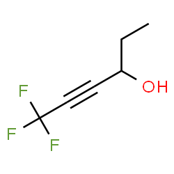 ChemSpider 2D Image | 6,6,6-Trifluoro-4-hexyn-3-ol | C6H7F3O