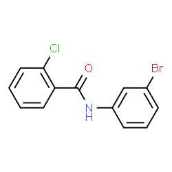 ChemSpider 2D Image | N-(3-Bromophenyl)-2-chlorobenzamide | C13H9BrClNO