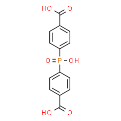 ChemSpider 2D Image | 4,4'-(Hydroxyphosphoryl)dibenzoic acid | C14H11O6P