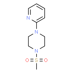 ChemSpider 2D Image | 1-(Methylsulfonyl)-4-(2-pyridinyl)piperazine | C10H15N3O2S