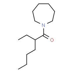 ChemSpider 2D Image | 1-(1-Azepanyl)-2-ethyl-1-hexanone | C14H27NO
