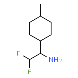 ChemSpider 2D Image | 2,2-Difluoro-1-(4-methylcyclohexyl)ethanamine | C9H17F2N
