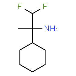 ChemSpider 2D Image | 2-Cyclohexyl-1,1-difluoro-2-propanamine | C9H17F2N