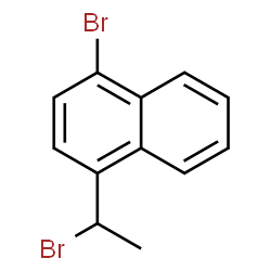 ChemSpider 2D Image | 1-Bromo-4-(1-bromoethyl)naphthalene | C12H10Br2