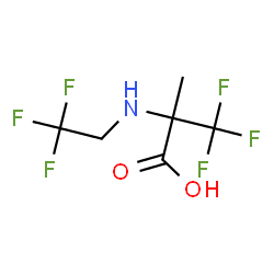 ChemSpider 2D Image | 3,3,3-Trifluoro-2-methyl-2-[(2,2,2-trifluoroethyl)amino]propanoic acid | C6H7F6NO2