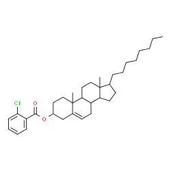 ChemSpider 2D Image | 10,13-Dimethyl-17-octyl-2,3,4,7,8,9,10,11,12,13,14,15,16,17-tetradecahydro-1H-cyclopenta[a]phenanthren-3-yl 2-chlorobenzoate | C34H49ClO2