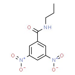ChemSpider 2D Image | 3,5-Dinitro-N-propylbenzamide | C10H11N3O5
