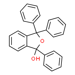 ChemSpider 2D Image | 1-Phthalanol, 1,3,3-triphenyl- | C26H20O2