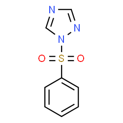 ChemSpider 2D Image | 1-(Phenylsulfonyl)-1H-1,2,4-triazole | C8H7N3O2S