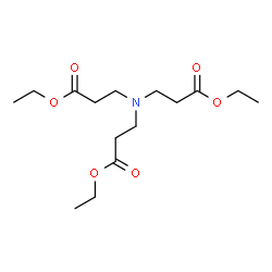ChemSpider 2D Image | Triethyl 3,3',3''-nitrilotripropanoate | C15H27NO6
