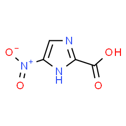 ChemSpider 2D Image | 5-Nitro-1H-imidazole-2-carboxylic acid | C4H3N3O4
