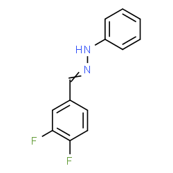 ChemSpider 2D Image | 1-(3,4-Difluorobenzylidene)-2-phenylhydrazine | C13H10F2N2