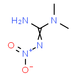 ChemSpider 2D Image | 1,1-Dimethyl-2-nitroguanidine | C3H8N4O2