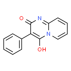 ChemSpider 2D Image | 4-Hydroxy-3-phenyl-2H-pyrido[1,2-a]pyrimidin-2-one | C14H10N2O2