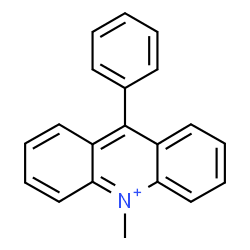 ChemSpider 2D Image | 10-Methyl-9-phenylacridinium | C20H16N