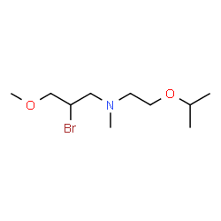 ChemSpider 2D Image | 2-Bromo-N-(2-isopropoxyethyl)-3-methoxy-N-methyl-1-propanamine | C10H22BrNO2