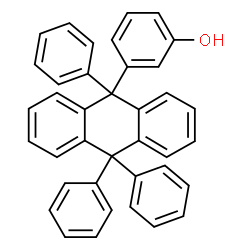 ChemSpider 2D Image | 3-(9,10,10-Triphenyl-9,10-dihydro-9-anthracenyl)phenol | C38H28O